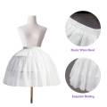 Women Girls Ruffled Short Petticoat Solid Fluffy Bubble Tutu Skirt Puffy Half Slip Prom Crinoline Underskirt No Hoop. 