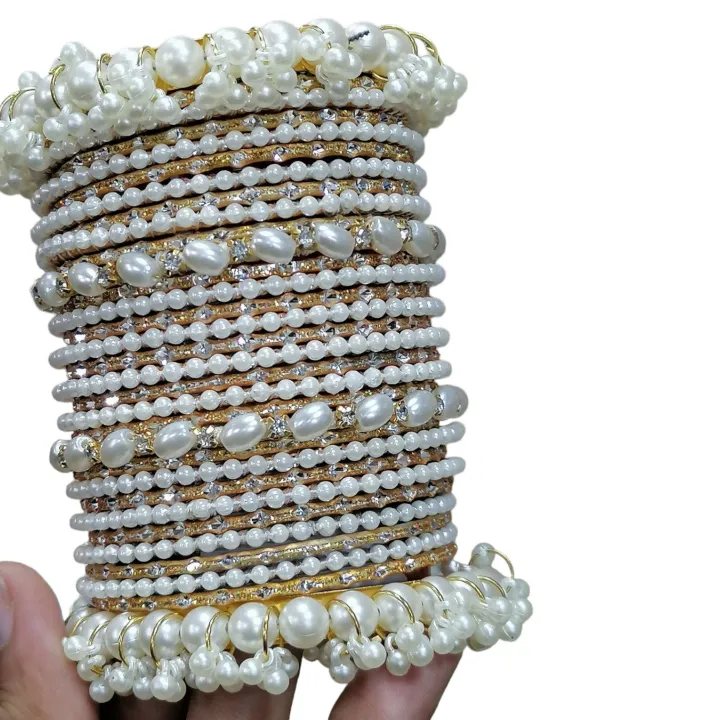 Combo%20Of%20Pearl%20Bangle%20with%20Fancy%20Metal%20Bangle%20for%20Women%20and%20Girls,%20White%20Pearls%20Kadha%20Bangles%20Set%20for%20Girls%20-%20Image%204
