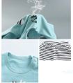 Kid Boy Summer Short Sleeves Tees+Stripe Shorts 2-piece Clothes Set Cartoon Zebra Print Soft Cotton Sports Casual Suit 1-6 Years. 