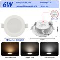 10pcs CCT 3000/4000/6500K Spot Led Downlight Anti-glare Ceiling Lamp Foldable Spotlights for BedRoom Bathroom Surface Mounted. 