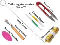 Tailoring Sewing Kit – Loop Turner Hook, Thread Cutter, Seam Rippers, Inch Tape, Tracing Wheel & Needle Threader – Dressmaking & DIY Tools. 