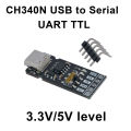 CH340N TYPE-C USB To UART TTL / USB TO Serial Port Communication Module 3.3V 5V Level RX/TX Download Debugging Tools Brush Line. 