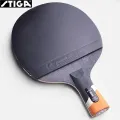 STIGA CARBO 6 Star Table Tennis Racket 5+2 Carbon Ping Pong Paddle for Advanced Fast Attack Both Side Non-sticky Rubbers. 