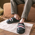 Warm Platform Slippers Men PU EVA Memory foam Soft Shark Cute Design Comfortable Non Slip House Shoes High Quality.