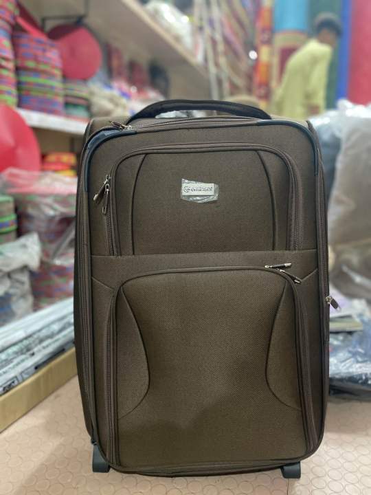 20 Inch Softside Luggage And Suitcase For Best Quality 2 Wheeler Luggage Suitcase For Long Distance Travelling