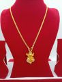 Ganesh Locket With Gold Plated Chain. 