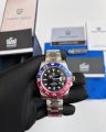 Pagani Design PD1662 GMT Master I Pepsi Oyster Bracelet Blue Red. 