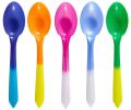 3 pcs / pack plastic spoon for kids / toddlers / different characters and color / for birthday theme / princess , spiderman , minion. 
