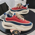 Men Casual Sneakers 2025 Spring New Fashion Gym Sports Leisure Shoes Men's Versatile Thick Sole Height Increasing Walking Shoes. 