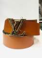 Lv gold buckleFashion rubber belt style. 