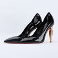 luxury Red Bottom Black Pointed toe Heels for Women Shoes 2024 Elegant and Classy Designer Slingback Heels High Quality big Size. 