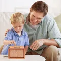 1000/2000/3000/5000/10000 Euro Money Box Wooden Piggy Bank with Reusable Money Box with Saving Goal and Numbers Boxes1. 