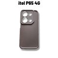 Itel P65 4G Back Cover Soft Puffer Down Jacket Bubble Camera Protection Itel P65 4G Phone Case. 