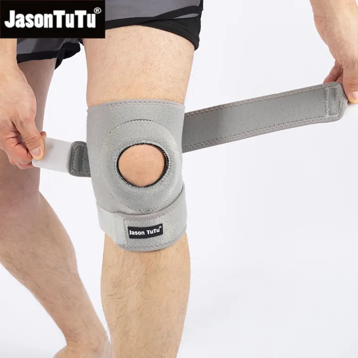 JASONTUTU%201PCS%20Breathable%20Four%20Spring%20Knee%20Support%20Brace%20Kneepad%20Adjustable%20Patella%20Knee%20Pads%20Safety%20-%20Image%205
