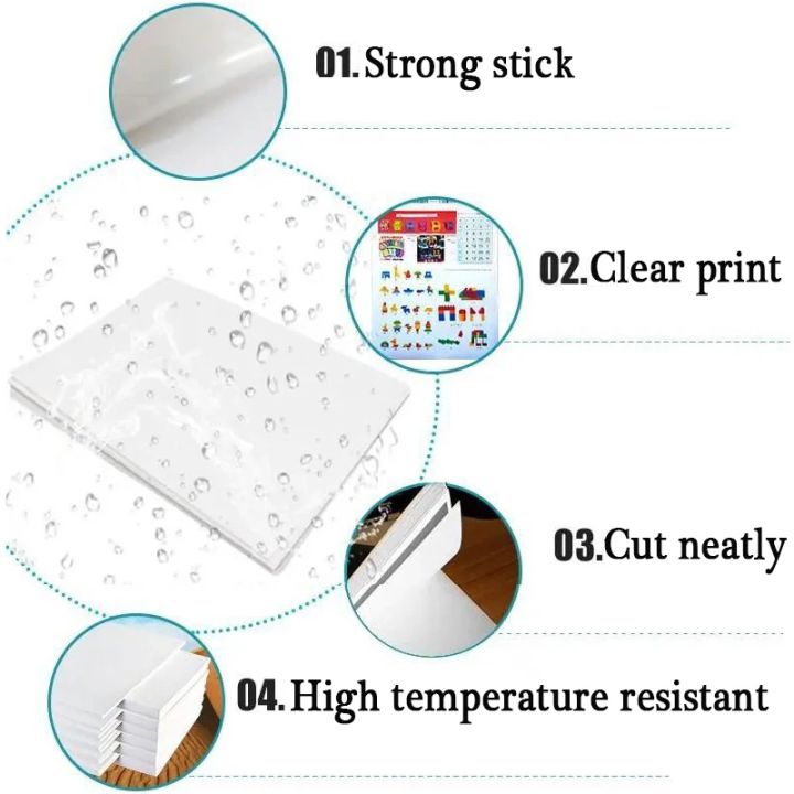 10pcs%20A4%20Self-adhesive%20PP%20Synthetic%20Paper%20Waterproof%20Tear-off%20Resistant%20Scratchproof%20Label%20Sticker%20For%20Laser%20Inkjet%20Printer%20-%20Image%202