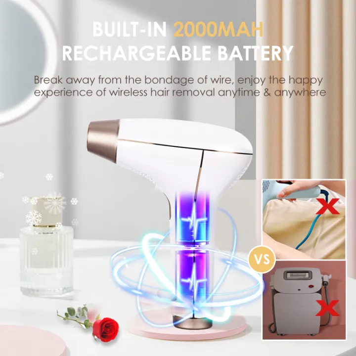 Vancostar%20Cordless%20Laser%20Hair%20Removal%20Rechargeable%204in1%20Replaceable%20Lamp%20Cooling%20Painless%20Permanent%20Bikinis%20Trimmer%20IPL%20Epilator%20-%20Image%202