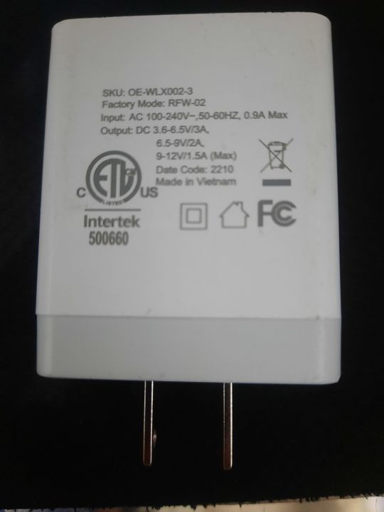 18w lot fast adopter made in Vietnam