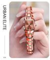 Olevs 7006 model ladies watch luxury fashion exclusive design ceramic strap waterproof imported quartz movement wrist-watche for women with box. 