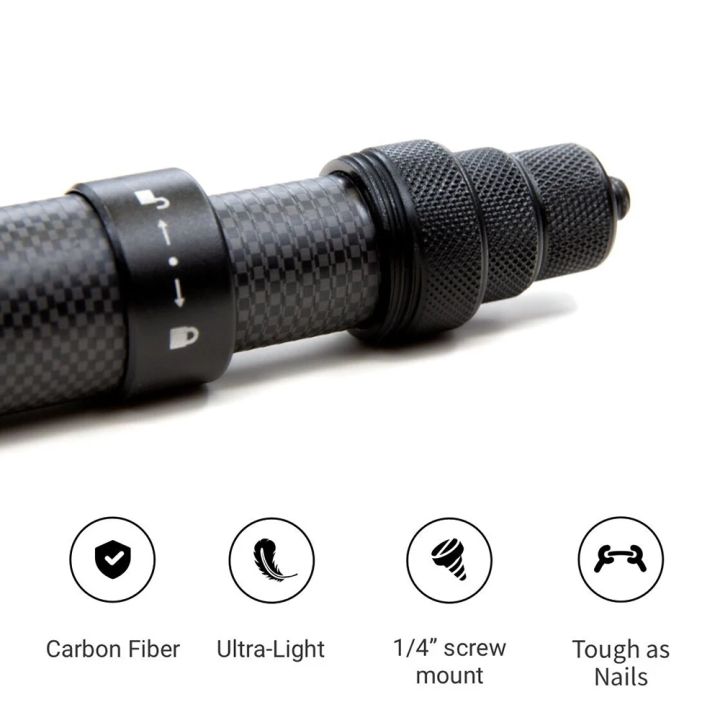 VIKEFON%203M%20Carbon%20Fiber%20Selfie%20Stick%20Aluminum%20Alloy%20Selfie%20Stick%20for%20Insta360%20X3/ONE%20X2%20/%20RS%20for%20%20Hero%2011%2010%209%208%20%20Action%20-%20Image%202