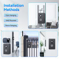 Smart Key Safe Box Fingerprint Storage Lock Key 6 Digital Password Code Waterproof Security Lockbox Works with OKLOK. 