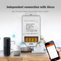 40A Tuya WIFI + RF433mhz remote control and smartlife wifi switch for heavyload electric heater geyser ac or motors. 