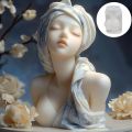1 x Goddess Silicone Mould for Candles and Resin Crafts - Durable Epoxy Concrete Plaster Casting Moulds. 