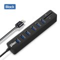 USB 2.0 Multi Ports High Speed 3 6 Port Hub USB Splitter Multiple Extender TF SD Card Reader Adapter Expander for Laptop PC. 