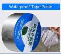 Super Strong Waterproof Tape paste, Aluminum Foil Butyl Rubber Stop Leaks Seal Repair Tape Self Adhesive for Roof Hose.