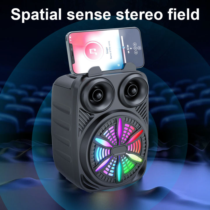 Bluetooth Wireless Speaker High Fidelity Noise 360°Surround Sound ...