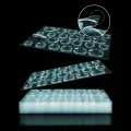 12 Sheets/288pcs Super Sticky Jelly Glue Press-On Nails With Waterproof, Breathable & Traceless DIY Nail Art Glue Stickers. 