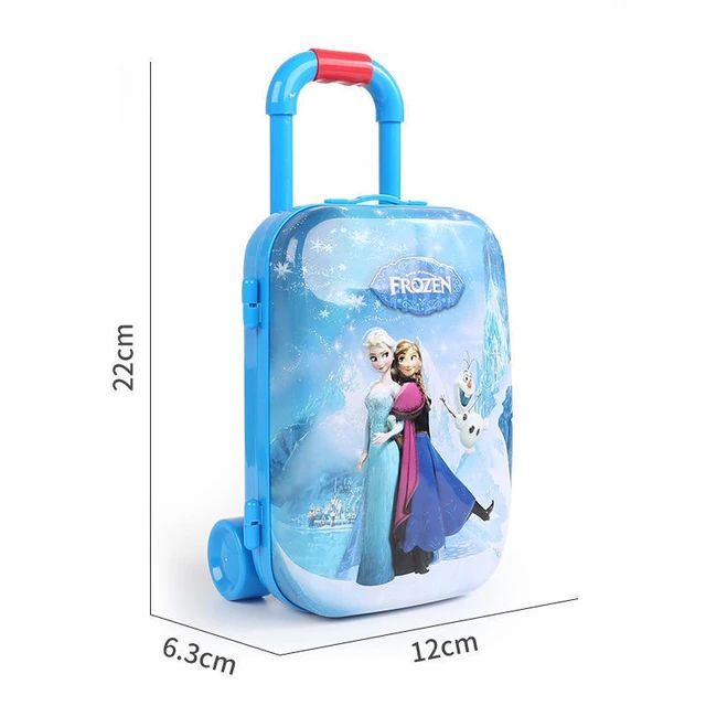 New Disney Frozen 2 elsa anna Makeup set with box case Cosmetic box set Handbag Suitcase kids Dressing toy