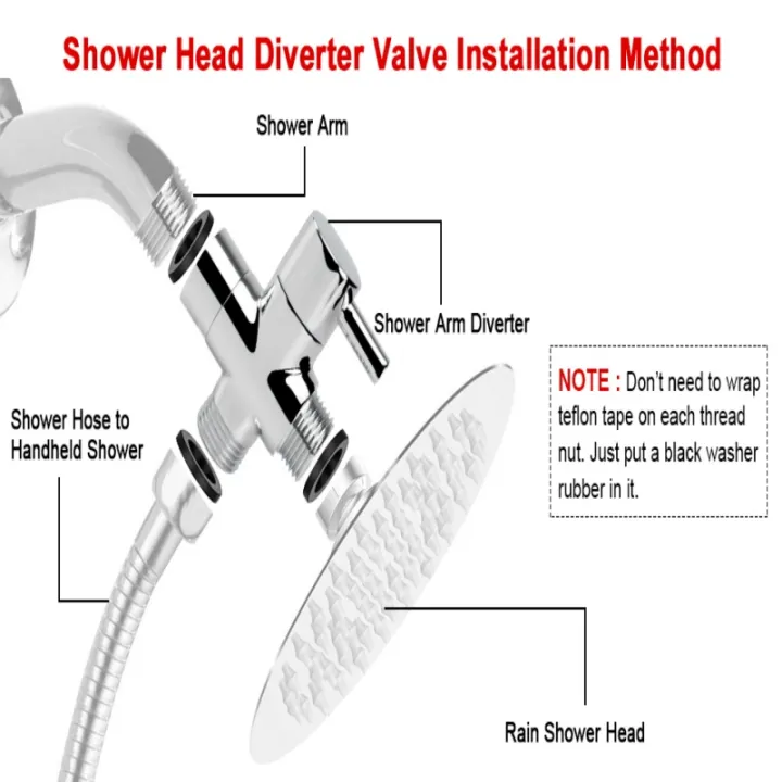 Brass%203-way%20G1/2%20Shower%20Diverter%20Valve%20Water%20Separator%20Shower%20Tee%20Adapter%20Adjustable%20Faucet%20Switcher%20Bathroom%20Replacement%20Part%20-%20Image%203