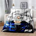 Fast and Furious Racing enthusiast Throws Blanket for Beding Sofa Hiking Picnic Fashion Super Soft Flannel Blanket birthday gift.