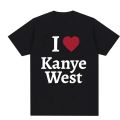 Kanye West 100% Cotton T-Shirt Men's Vintage Hip Hop Rap Style Tshirt Men Women Short Sleeve T Shirt Streetwear. 