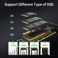 JEYI M.2 NVME SSD to PCIE X1 Adapter Card, 2280 SSD PCIe 3.0 4.0 Expansion Card for Desktop PC, PCI-E GEN4 16Gbps Full Speed SK1. 