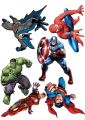 Marvel DC Marvel A5 uncut sticker, Avengers Spider-Man sticker Iron Man , Captain America. 