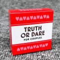 Newest 51PCS Truth Or Dare For Couples Cards Games Lovers Board Game Supply English Version Board Game. 