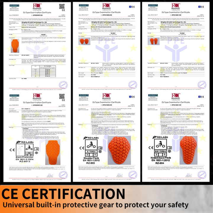 WOSAWE%20CE%20Certified%20Motorcycle%20Armor%20Jacket%20Insert%20Protector%20Universal%20Back%20Pads%20Chest%20Elbow%20Hip%20Knee%20Guard%20Moto%20Protective%20Gear%20-%20Image%205