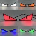 Motorcycle LED Devil'Eyes Lights Demon Eyes Motorcylcle parking led light Mascars LED Light Eyes License Plate Decorative Lamp. 