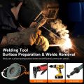 5Pcs 50mm Zircon Arc Fillet Abrasive Flap Wheel Polishing Flap Disc Quick-change Grinding Wheel For Polishing  Surface Deburring. 