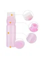 120ml Hair Dye Refillable Bottle Applicator Comb Multicolor Plastic Dispensing Salon Oil Hair Coloring Hairdressing Styling Tool. 