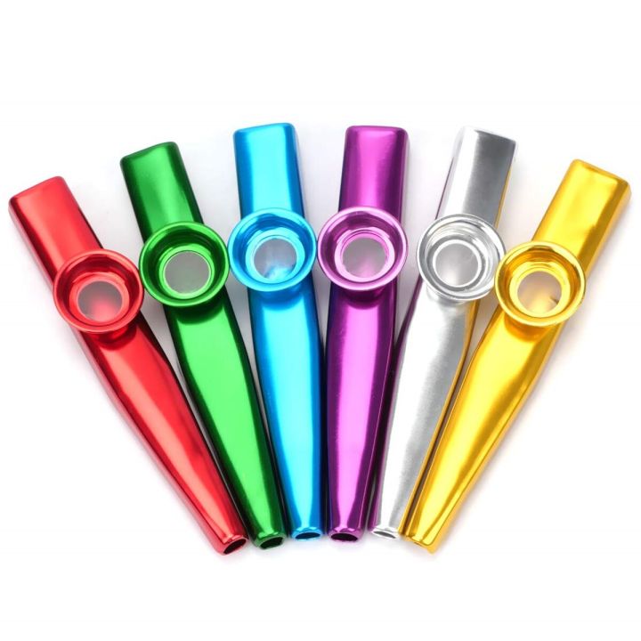 Kazoo%20Silver%20Aluminum%20Alloy%20with%20Membrane%20Flute%20Diaphragm%20Mouth%20Kazoos%20Musical%20Instruments%20-%20Image%202