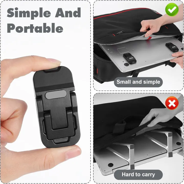 2%20Pcs%20-%202%20Heights%20Laptop%20Stands%20Riser,%20Mini%20Invisible%20Compact%20Foldable%20Laptop%20Riser%20for%20All%20Sizes%20Laptopstand%20Notebook%20Tablet%20Mobile%7C%20Portable%20Keyboard%20Riser%20%7C%20Self-adhesive%20Durable%20Material%20build%20%7C%20Lightweight%20Laptop%20Cooling%20Stands%20%7C%20Black%20%7C%20ZuniFashions%20-%20Image%203
