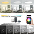 Tuya Smart WiFi BLE LED Ceiling Light AC 220V 24W RGBCW Round Ceiling Lamp Indoor Lighting APP Alexa Geogle Home Voice Control lightify. 
