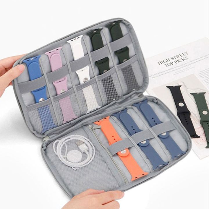Watchband Bag For Watch Strap Box Case Travel Smart Watch Wriststrap Storage Bag Box Watches /jewelry Organizer Holder