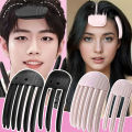 2pcs 3Teeth + 6Teeth Fluffy Hair Roots Clip Comb Lazy Hair Top Styling Curling Barrel Portable Korean Volume Wind Sculpting Comb. 