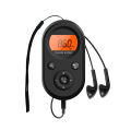 Portable Pocket Radio AM/FM with Rechargeable Battery Best Reception Stereo Headphones Included for Outdoor Sports.