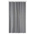 Waterproof Shower Curtain Mildew Resistant Durable Bathroom Divider PEVA Gray Plaid Modern Printing Bathtub Curtain Bathroom Acc. 