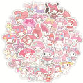 40PCS Sanrio My Melody Stickers Cartoon Melody Rabbit Stickers for Notebook Laptop Suitcase Waterproof Decal Kid Toy Sticker. 