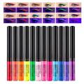 12 Colors Neon Liquid Eyeliner Set – Waterproof, Long-Lasting, Smudge-Proof, Colorful Eye Makeup. 